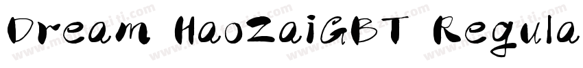 Dream HaoZaiGBT Regular字体转换